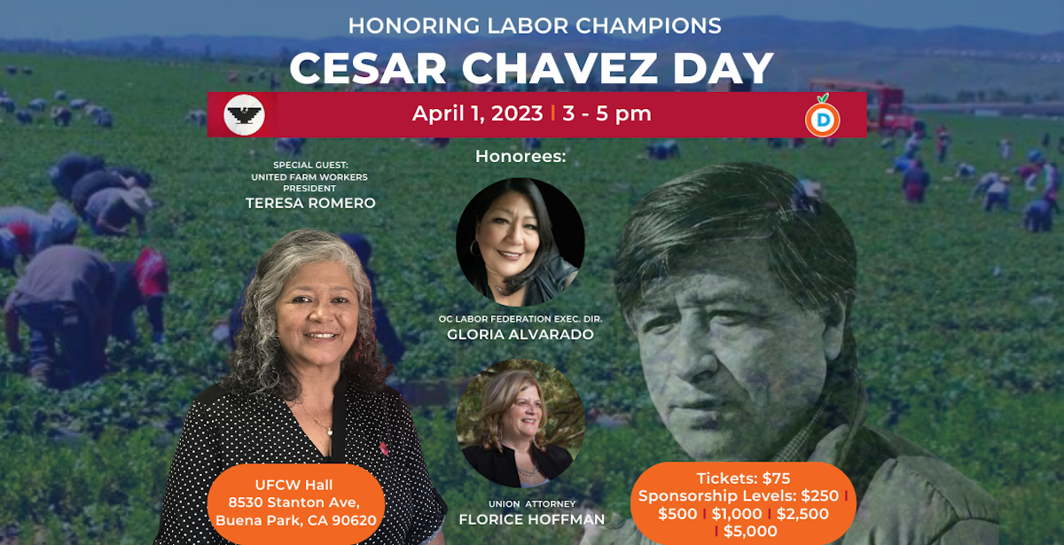 Cesar Chavez Day Fundraiser · Democratic Party of Orange County